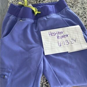 Figs blueberry Zamora joggers Xxs petite